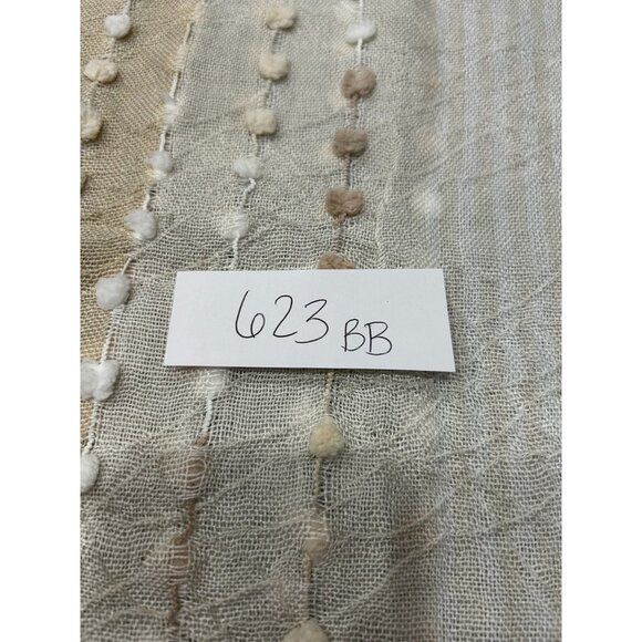 Icing Infinity Scarf  One Size Beige White Neutral Lightweight Acrylic Blend NWT - Picture 8 of 10